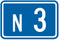 Panneau F23a Route ordinaire